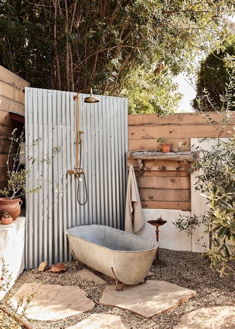 Simple Outdoor Shower Designs 7 Unique Ideas For An Outdoor Shower In