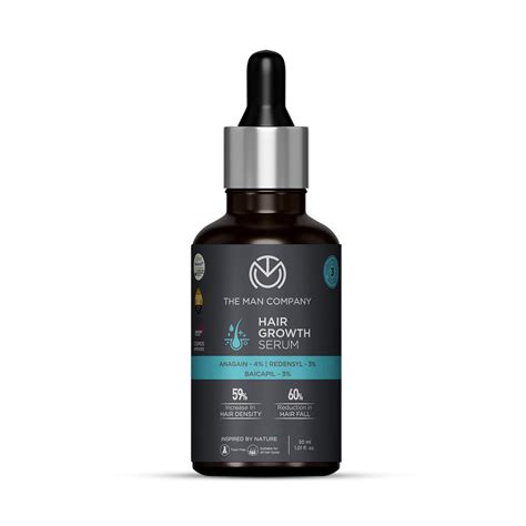 The Man Company | Hair Growth Serum (4% Anagain, 3% Redensyl & 3% ...
