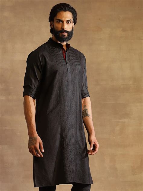 NOCTURNAL FIESTA CENTER PANEL KURTA