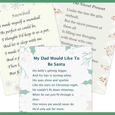 41 Best Christmas Poems That Rhyme - Artsy Pretty Plants
