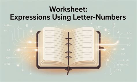 Worksheet: Expressions using Letter-Numbers - Mathematics (Ganita ...