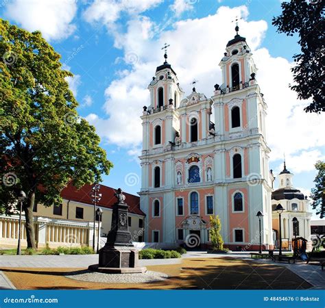 Church of St. Catherine in Vilnius, Autumn Time. Lithuania Stock Photo - Image of masterpiece ... - religion in lithuania