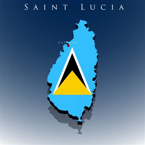 Map of Saint Lucia | Saint Lucia Flag Facts and Places to visit - Best ...