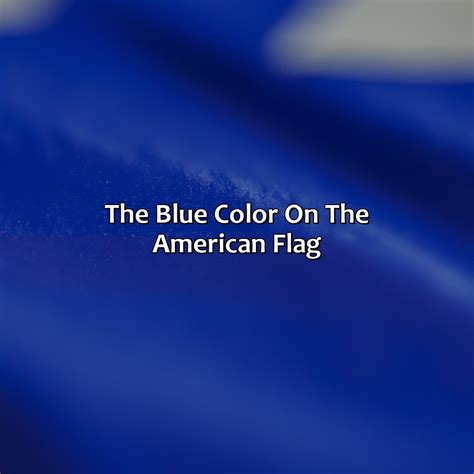 What Does The Color On The American Flag Mean - colorscombo.com