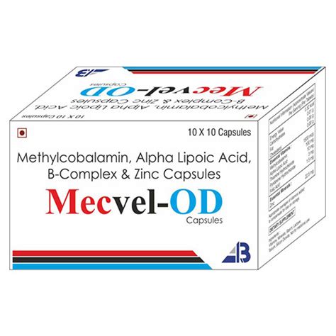 Methylcobalamin + Alpha Lipoic Acid + B Complex + Zinc Capsules Akmed