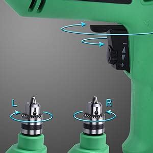 KHADIJA HI-MAX 400W Reverse Forward Rotation Drill Machine with Speed ...