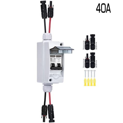 PV Isolator Switch DC12-400V IP65 Circuit Breaker | Ubuy India