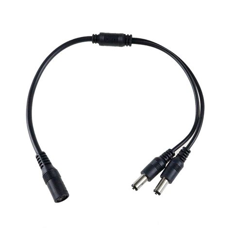 1 Female to 2 Male Splitter 2 Way Plug Cable Connector 5.5mm – UNIQKART