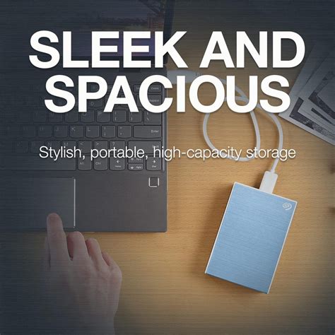 Seagate One Touch 1TB External HDD with Password Protection – Light ...
