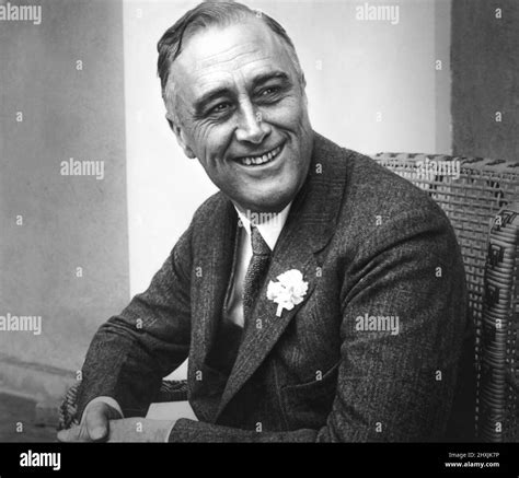 Franklin D. Roosevelt President of the United States during World War 2 ...