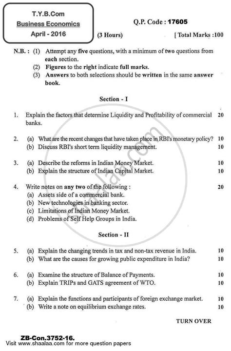 Business Economics 3 2015-2016 BCom IDOL (Correspondence) 3rd Year ...