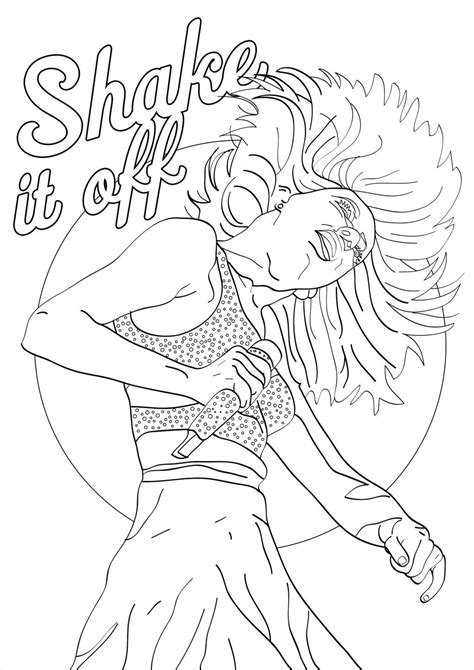 Coloring Pages Taylor Swift