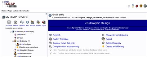 Image result for phpLDAPadmin Screenshots