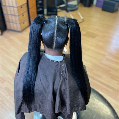 These Two Ponytails With Weave Looks Will Have You Feeling Yourself