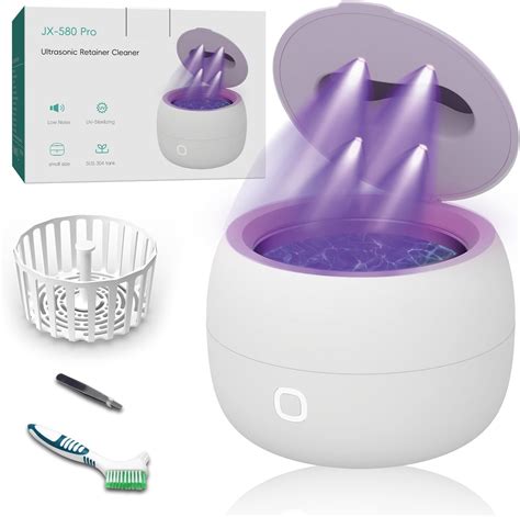 Amazon.com : Ultrasonic Retainer Cleaner, Ultrasonic Denture Cleaner ...
