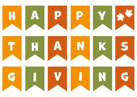 Happy Thanksgiving Signs - 12 Free PDF Printables | Printablee