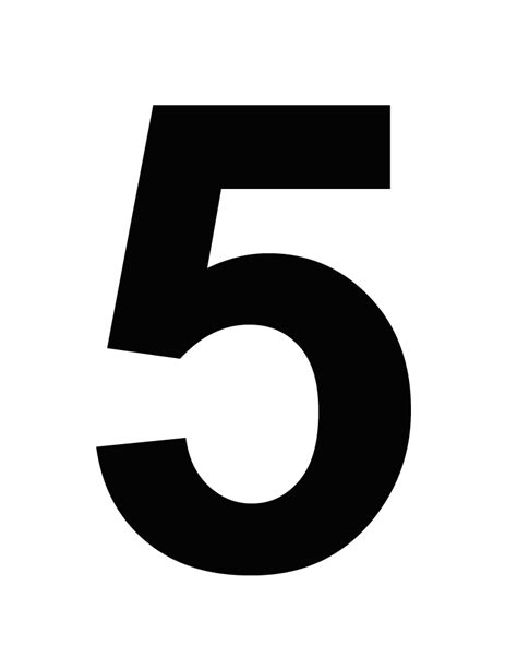 five | Blog Numbers