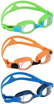 Buy KORBAX Swimming Goggles With UV And Anti Fog Protection Ideal For ...