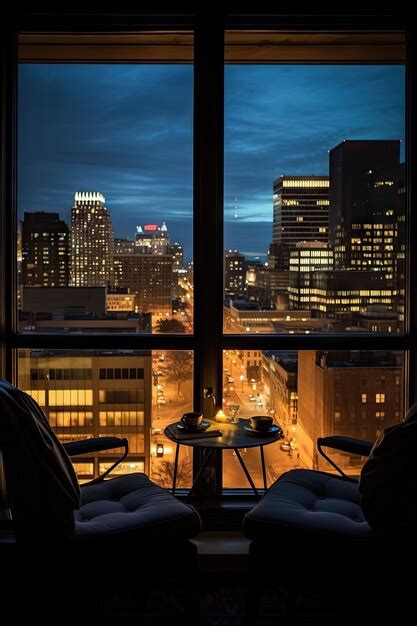 Buildings Night Window View 的图像结果