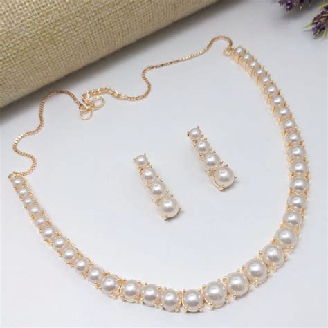 Aamrapali Gold Plated Pearls Necklace Set – JewelEMarket