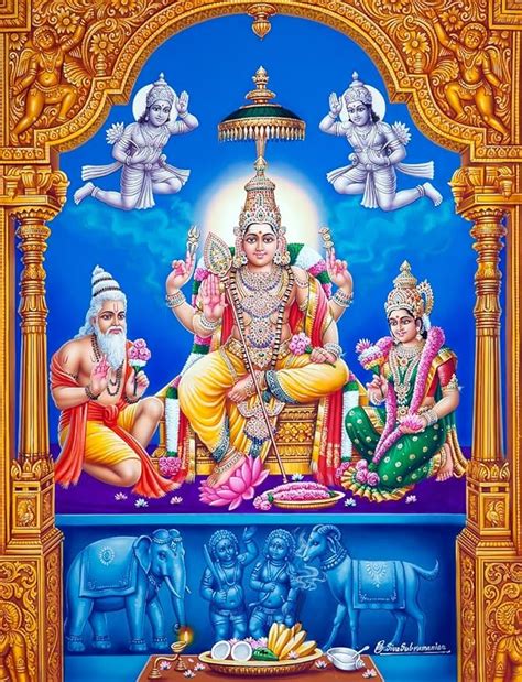Buy Arupadai Murugan Photo | Thiruparankundram Murugan photo frame ...