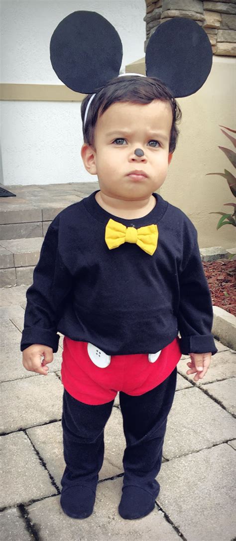 DIY Mickey Mouse Toddler Costume | Mickey mouse halloween costume ...
