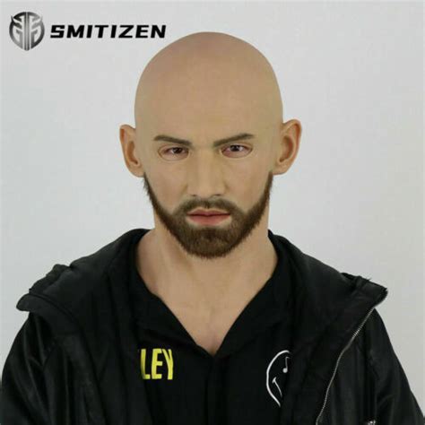 Buy SMITIZEN Realistic Silicone Human Skin Lifelike Men Mask With Beard ...