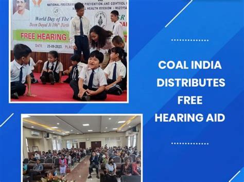 Coal India distributes free hearing Aid