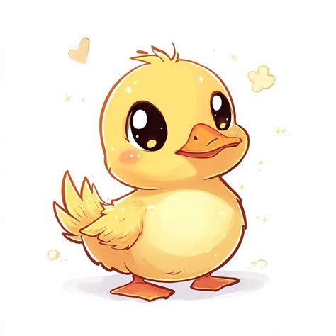 Cute duckling in 2025 | Cute cartoon drawings, Duck illustration, Cute ...