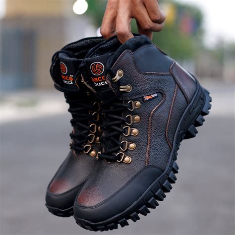 Casual Boots for Men | Bacca Bucci Ridge | Water Resistant Brown Casual ...