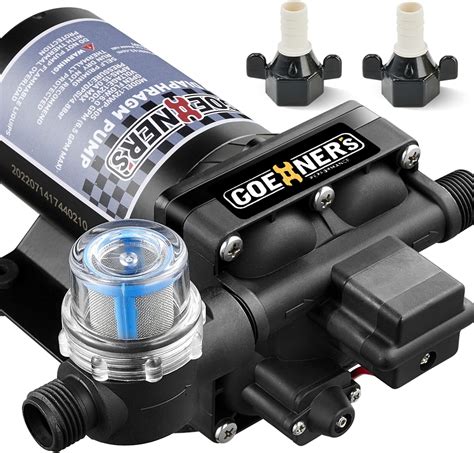[Upgraded Version] RV Fresh Water Pump, 12V DC Water Pump, 6GPM 70PSI ...