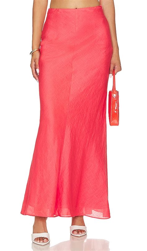 Hansen + Gretel Allison Maxi Skirt in Watermelon | REVOLVE