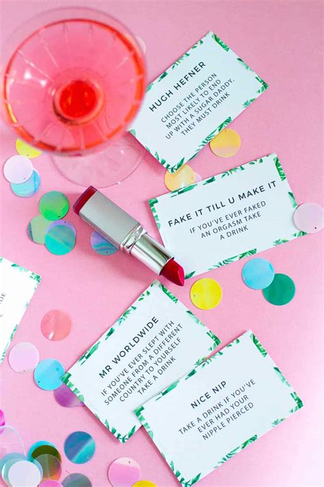 NEVER HAVE I EVER / DRINK IF PRINTABLE BACHELORETTE PARTY GAME ...