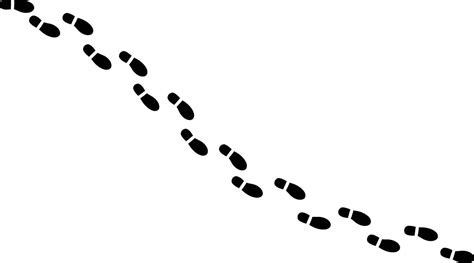 Human boot foot print walk vector. Two feet of single man icon ...