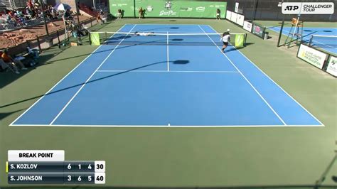 Las Vegas Tennis Open Court 1 [4] Stefan Kozlov (USA) vs [2] Steve ...