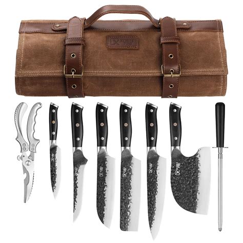 Amazon.com: XCHIEF PRO Chef Knife Set, Hand Forged Meat Boning Carving ...