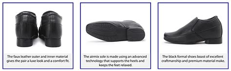 Buy BXXY 9 cm (3.5 Inch) Height Increasing Dress Shoe Formal Slip-on ...
