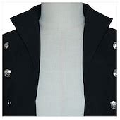 Retro Vintage Punk & Gothic Medieval Coat Party Costume Prince Plague ...