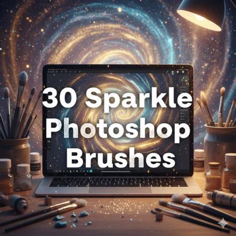 30 Sparkle Photoshop Brushes | Glow Light Effect Brushes | Glitter ...