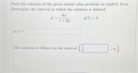 Image result for Solution and Initial Value Problem
