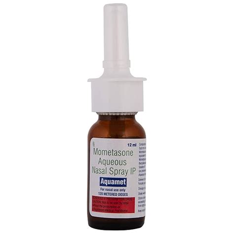Aquamet - Bottle of 12 ml Nasal Spray : Amazon.in: Fashion