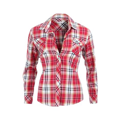 RED CHECKED SHIRT A great casual shirt, in a fitted style. Looks good ...