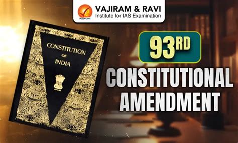 93rd Constitutional Amendment Act, Objectives, Provisions