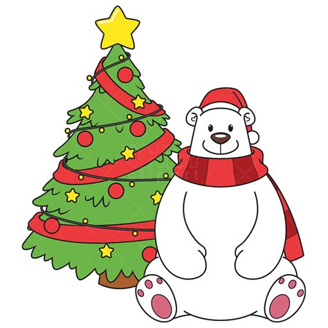 christmas polar bear clip art #5794313 | Clipart Library