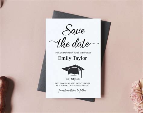 Graduation Save The Date Cards Graduation Announcements 2025 High