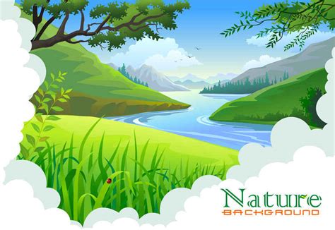 Cartoon Landscape Vector 的图像结果
