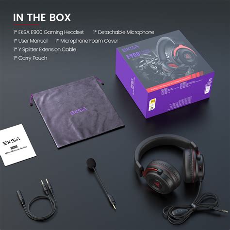 EKSA E900 7.1 Surround sound Gaming Headset - Upgraded version. – EKSA ...