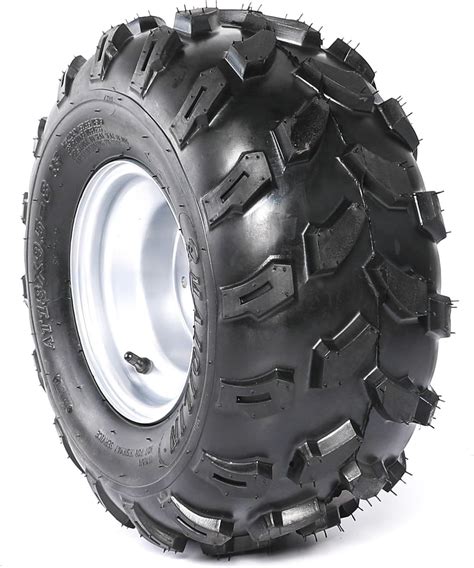 Amazon.com: YC Yier 18x9.5-8 18x9.50-8 Tubeless Tire w/ 8" inch Wheel ...