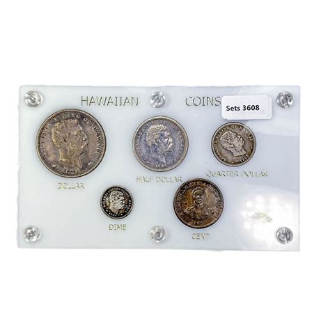 1883 Kingdom of Hawaii Set w/ 1847 Cent (5 Coins) (#111885S) on Feb 17 ...