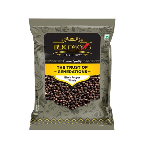 BLK Foods10X200g Black Pepper Whole (Kali Mirch Sabut) (Daily,10X200g ...